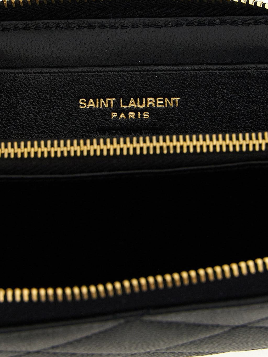 Saint Laurent Black Calfskin Cardholder Saint Laurent