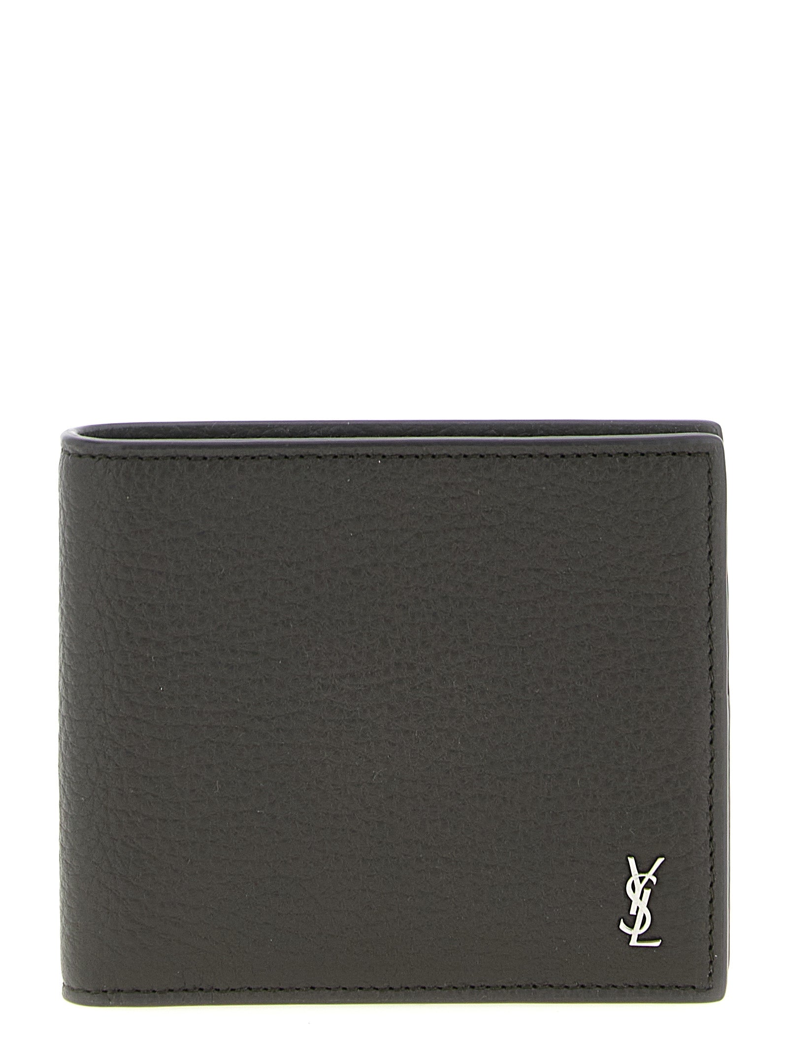 Saint Laurent Brown Calfskin Wallet Saint Laurent