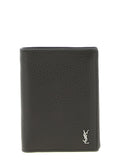 Saint Laurent Brown Calfskin Leather Wallet Saint Laurent