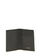 Saint Laurent Brown Calfskin Leather Wallet Saint Laurent