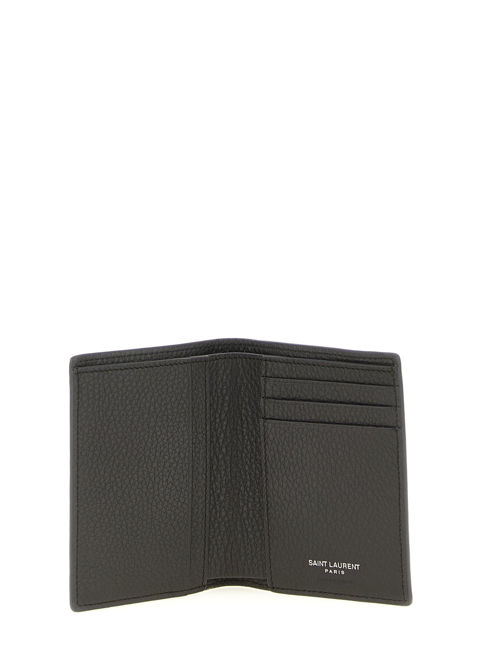 Saint Laurent Brown Calfskin Leather Wallet Saint Laurent