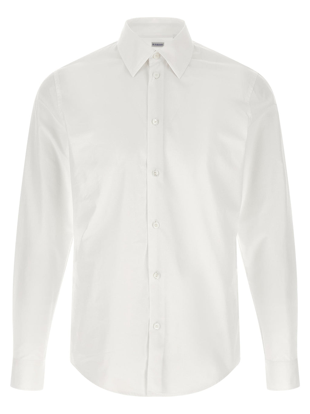 Burberry White Cotton Blouse Burberry