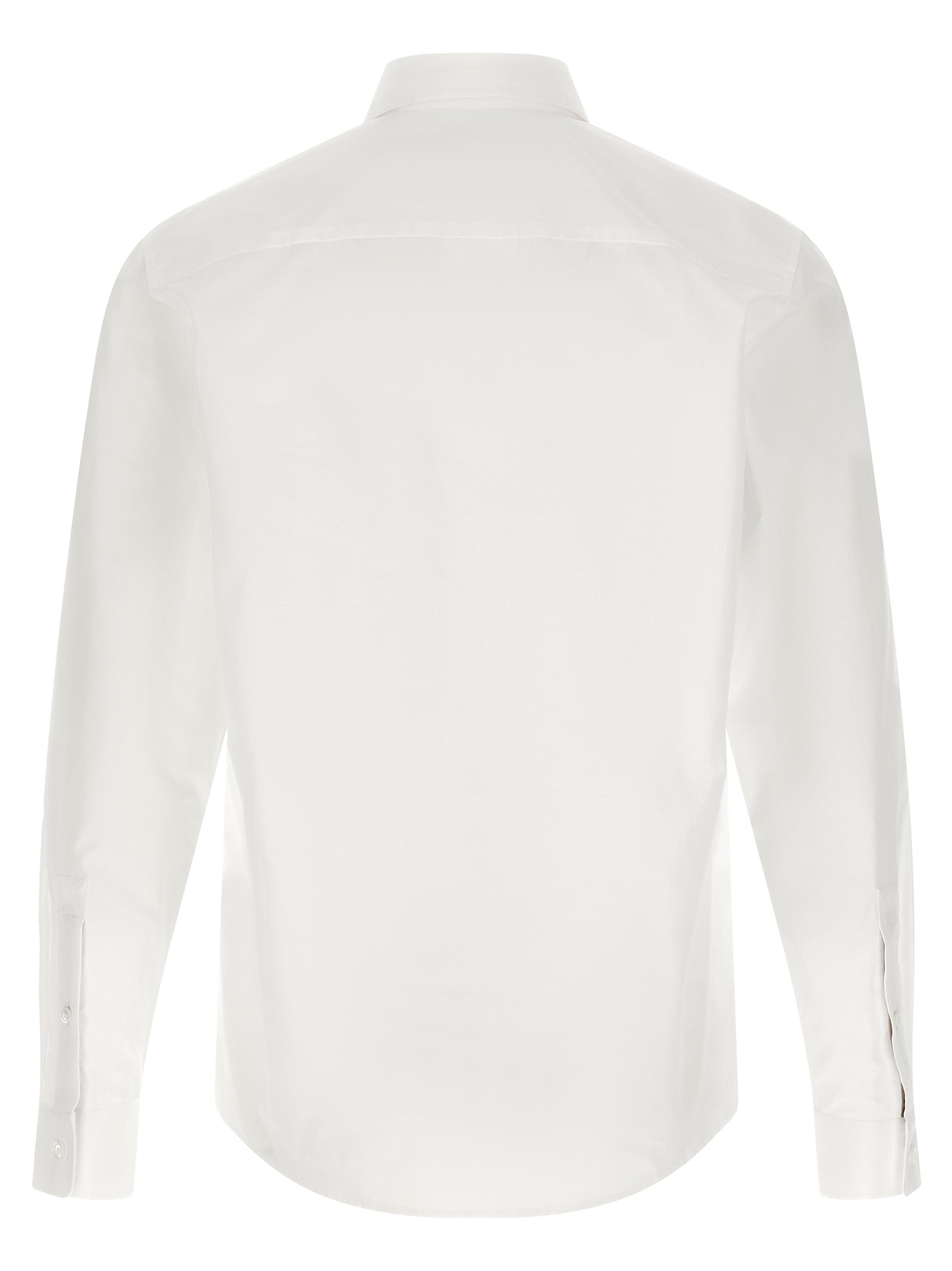 Burberry White Cotton Blouse Burberry