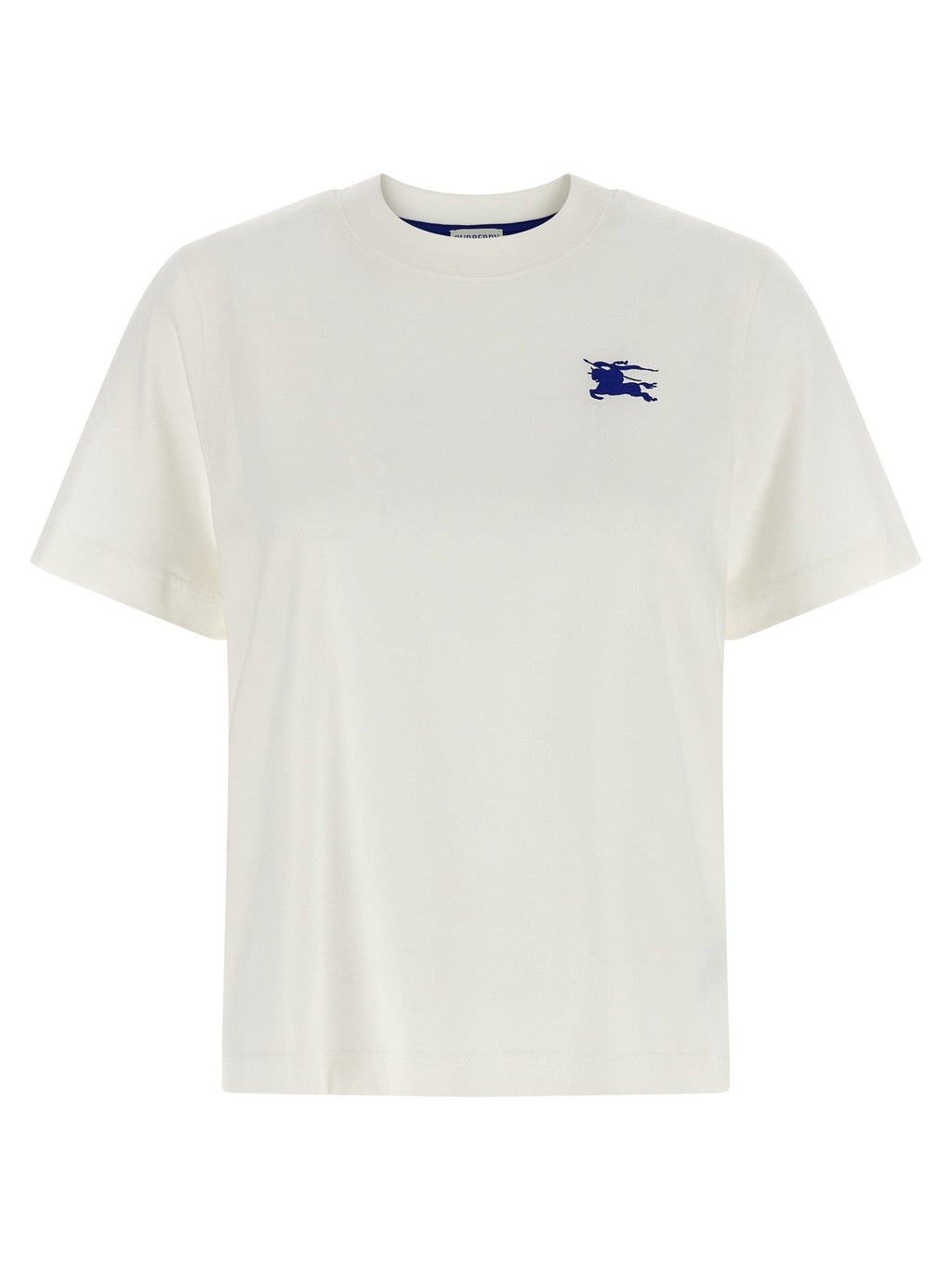 Burberry White Cotton T-Shirt Burberry