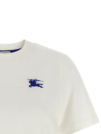 Burberry White Cotton T-Shirt Burberry