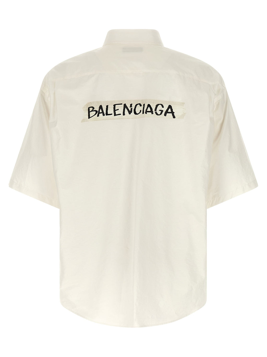 Balenciaga White Cotton Blouse Balenciaga
