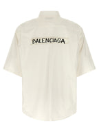 Balenciaga White Cotton Blouse Balenciaga