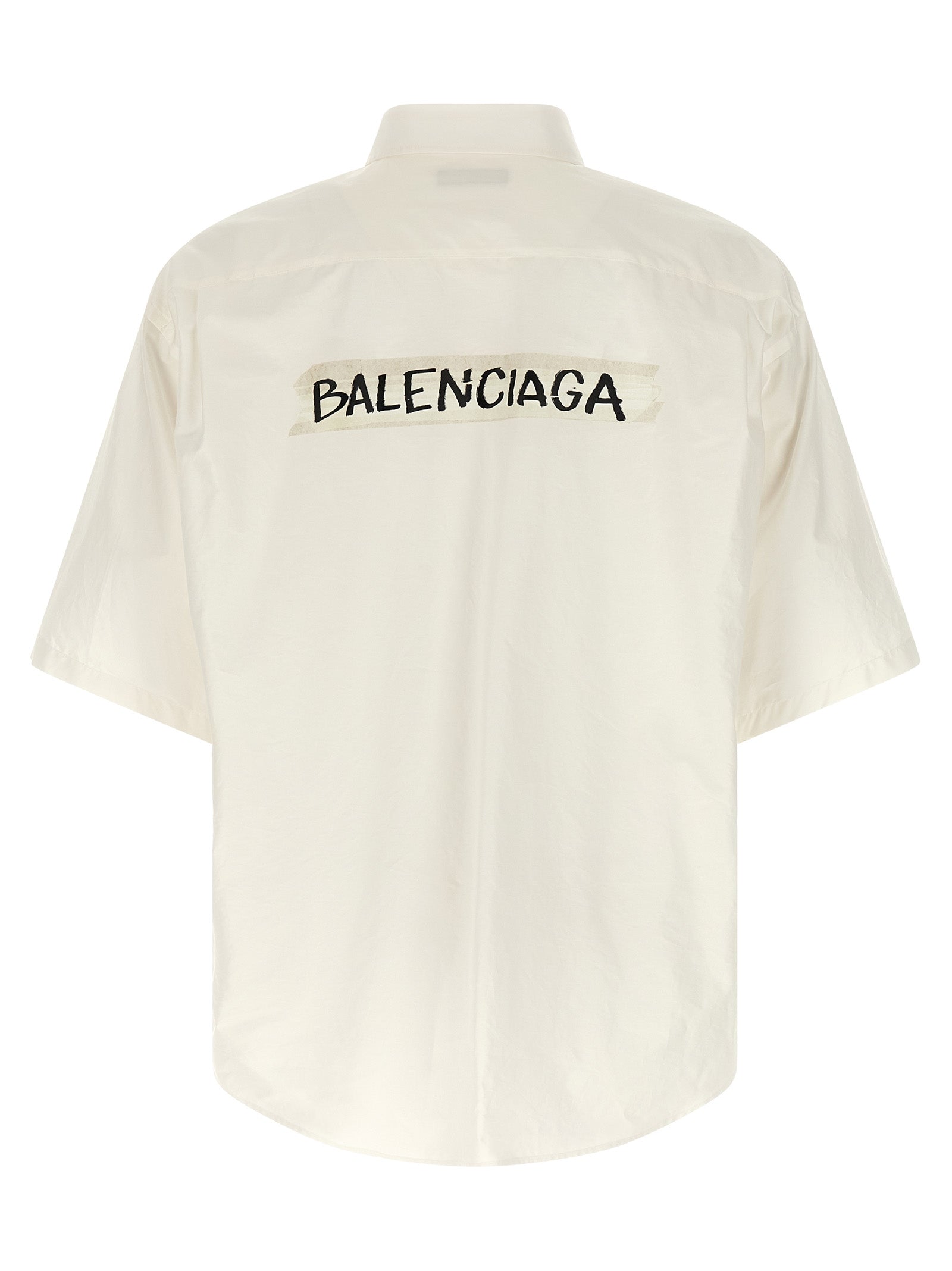 Balenciaga White Cotton Blouse Balenciaga
