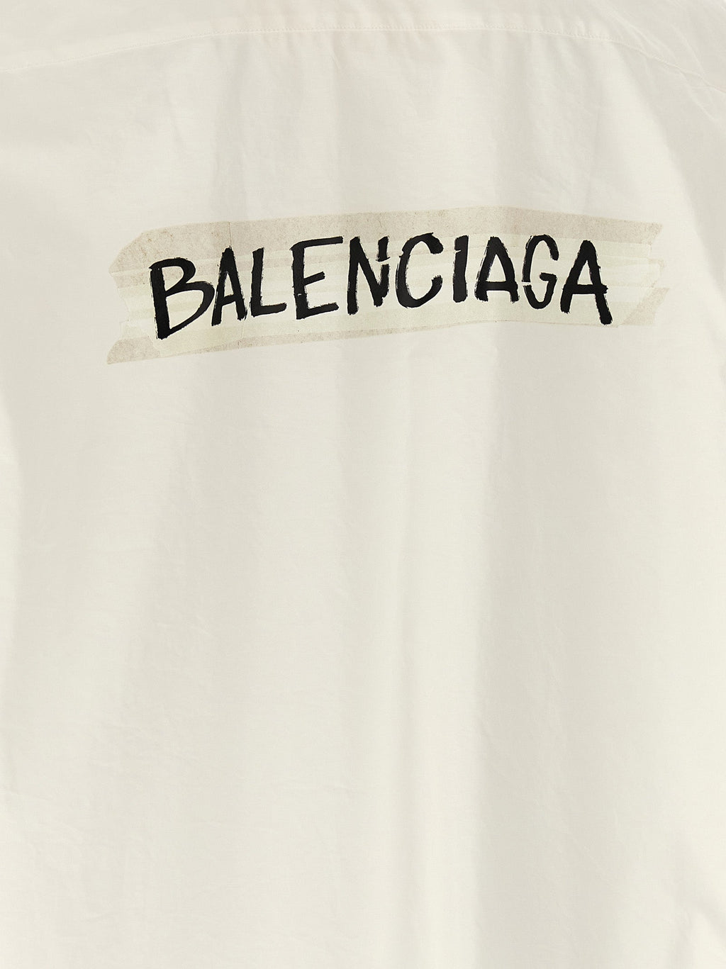 Balenciaga White Cotton Blouse Balenciaga