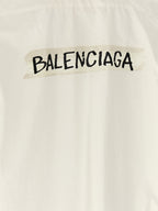 Balenciaga White Cotton Blouse Balenciaga