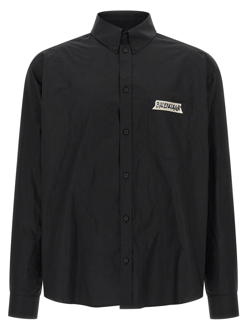 Balenciaga Black Cotton Blouse Balenciaga