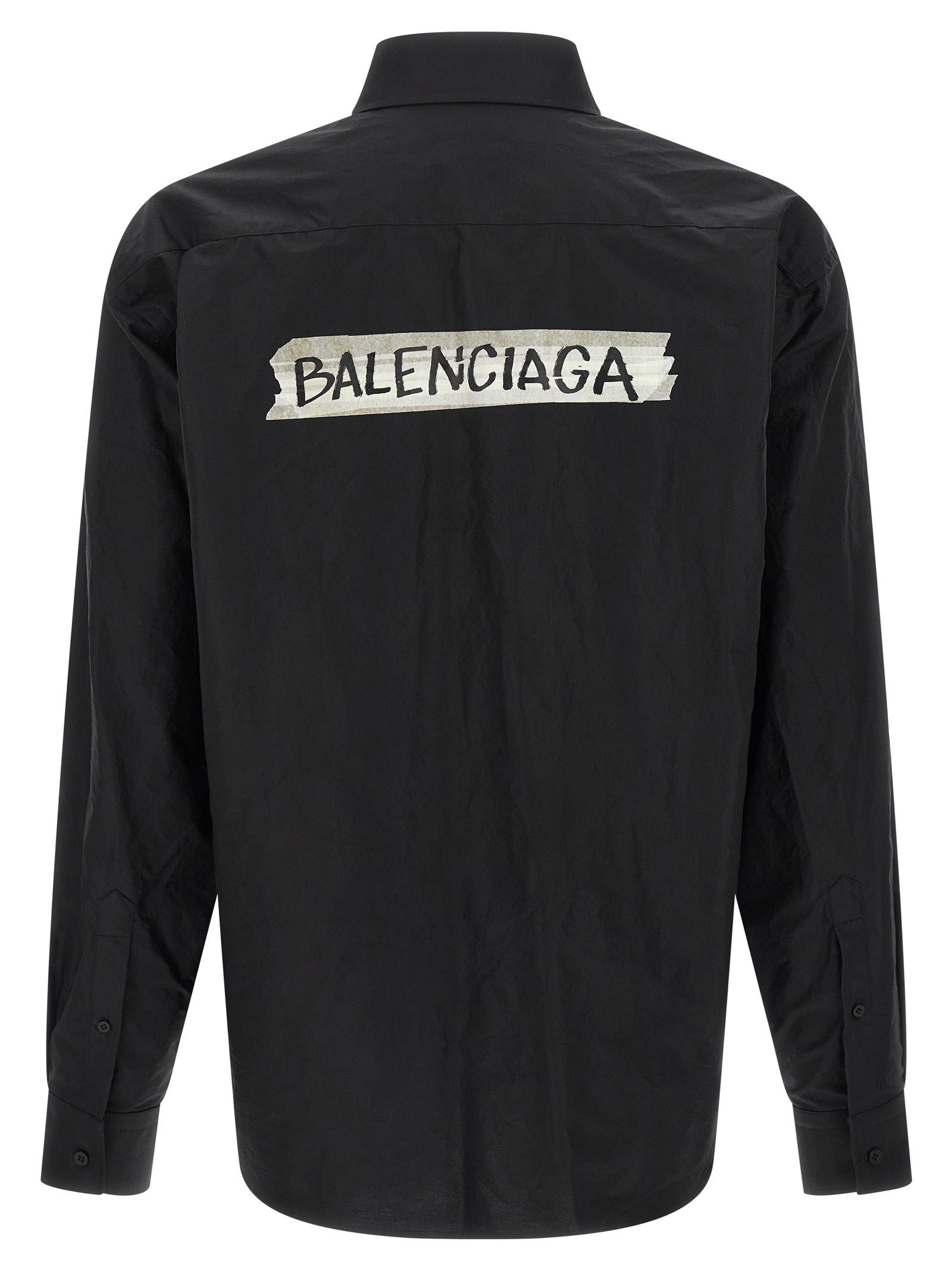 Balenciaga Black Cotton Blouse Balenciaga