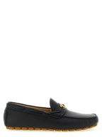 Valentino Garavani Black Calfskin Slip-On Loafers Valentino Garavani