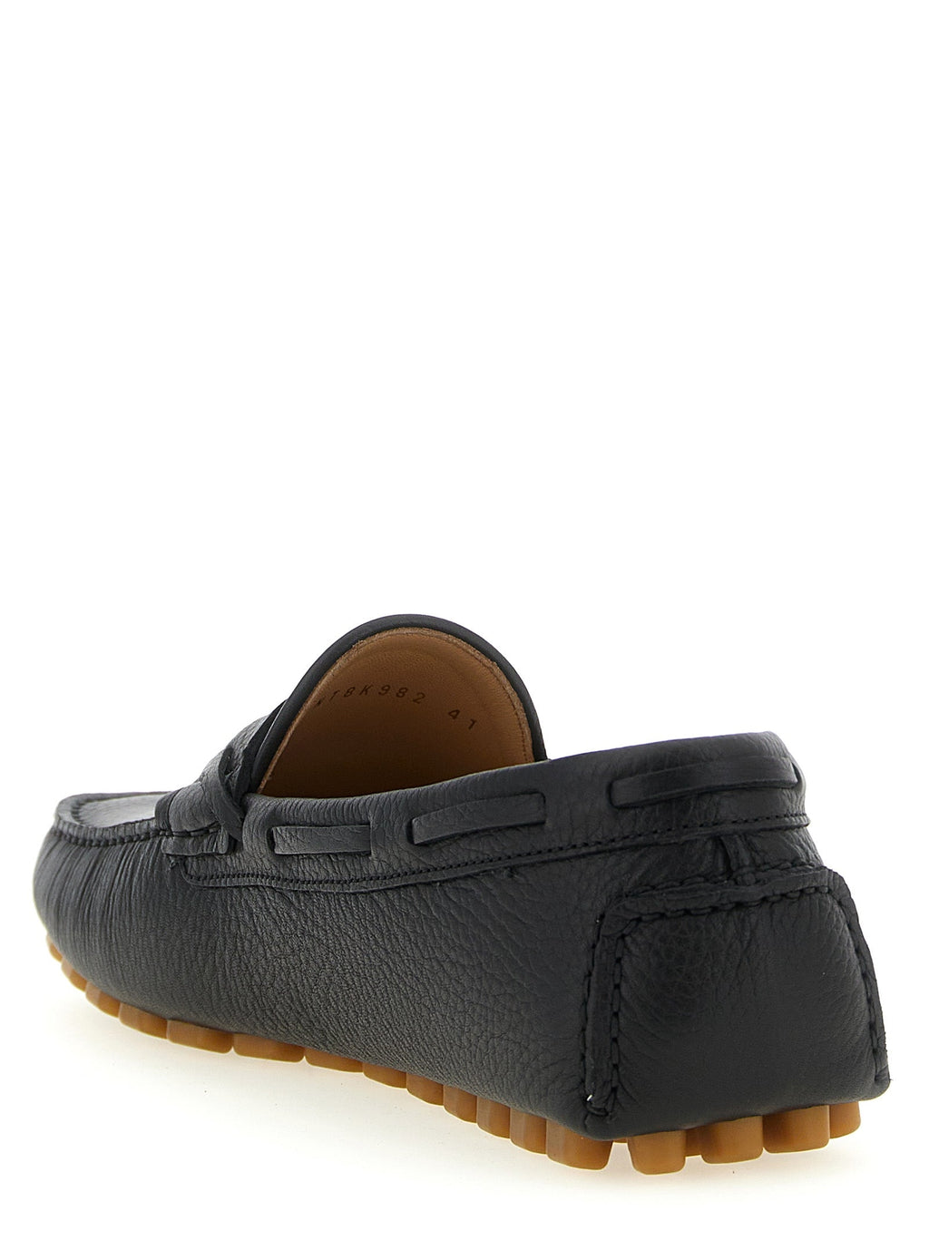Valentino Garavani Black Calfskin Slip-On Loafers Valentino Garavani