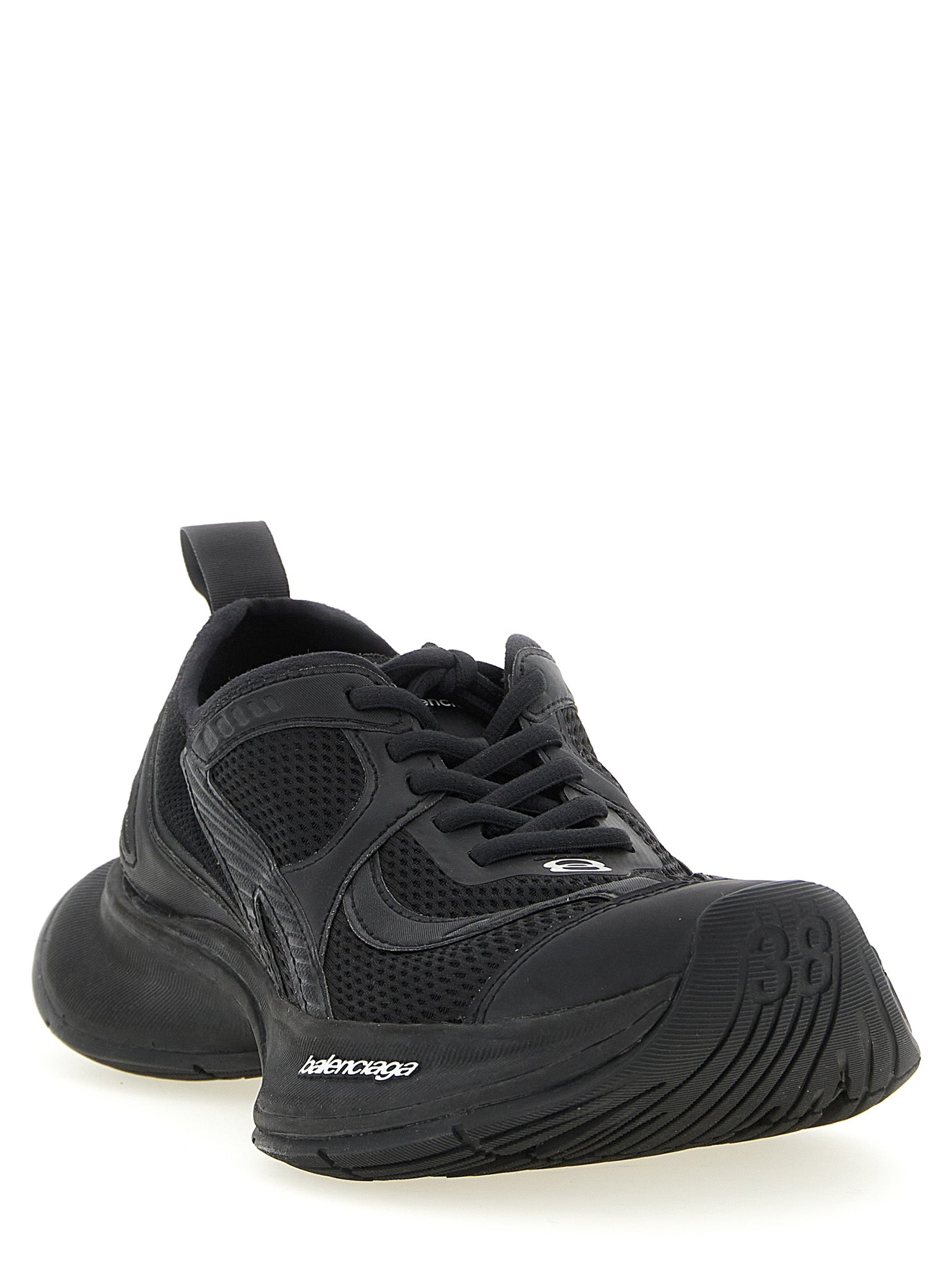 Balenciaga Black Polyester Athletic Sneakers Balenciaga
