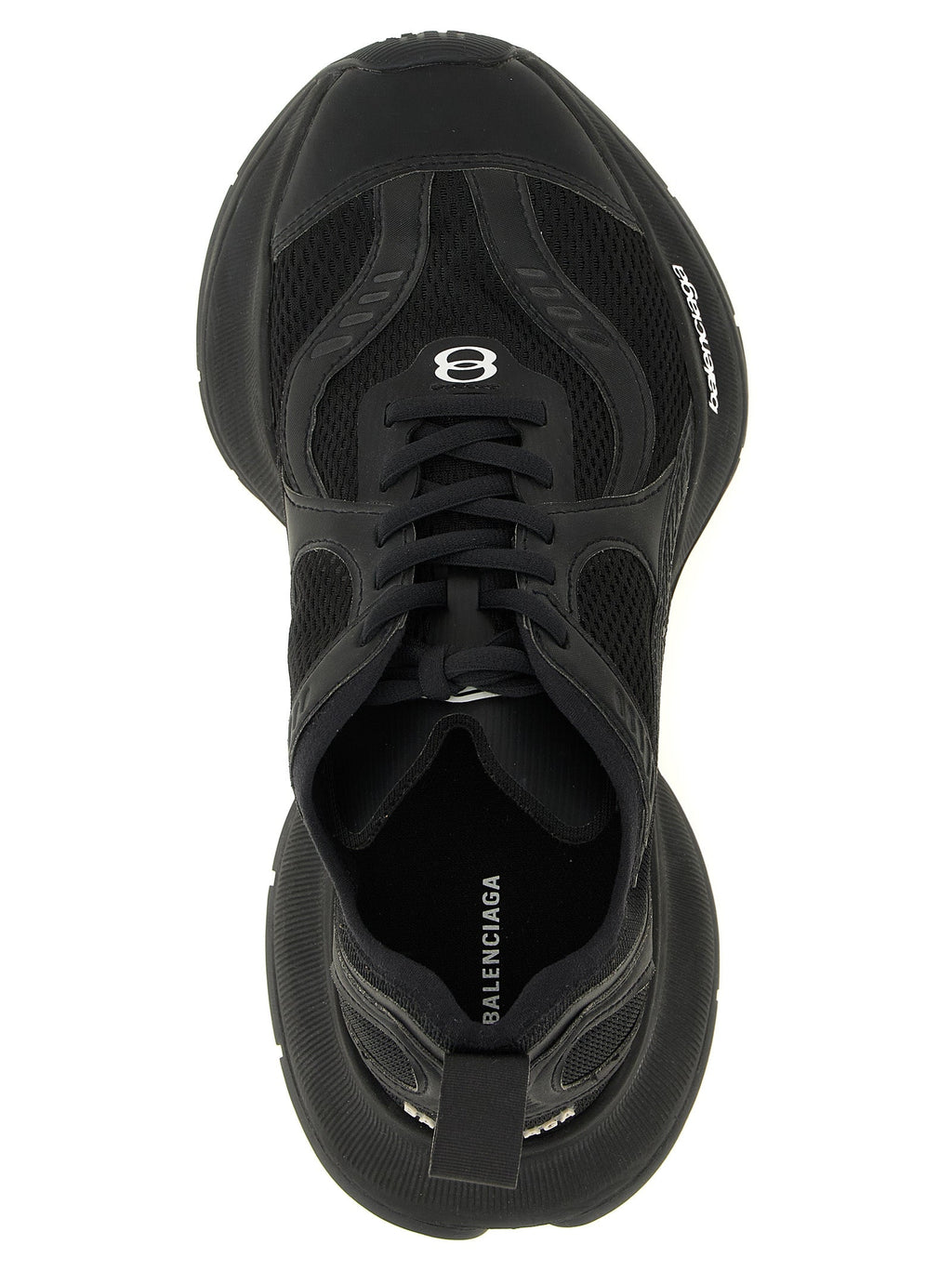 Balenciaga Black Polyester Athletic Sneakers Balenciaga