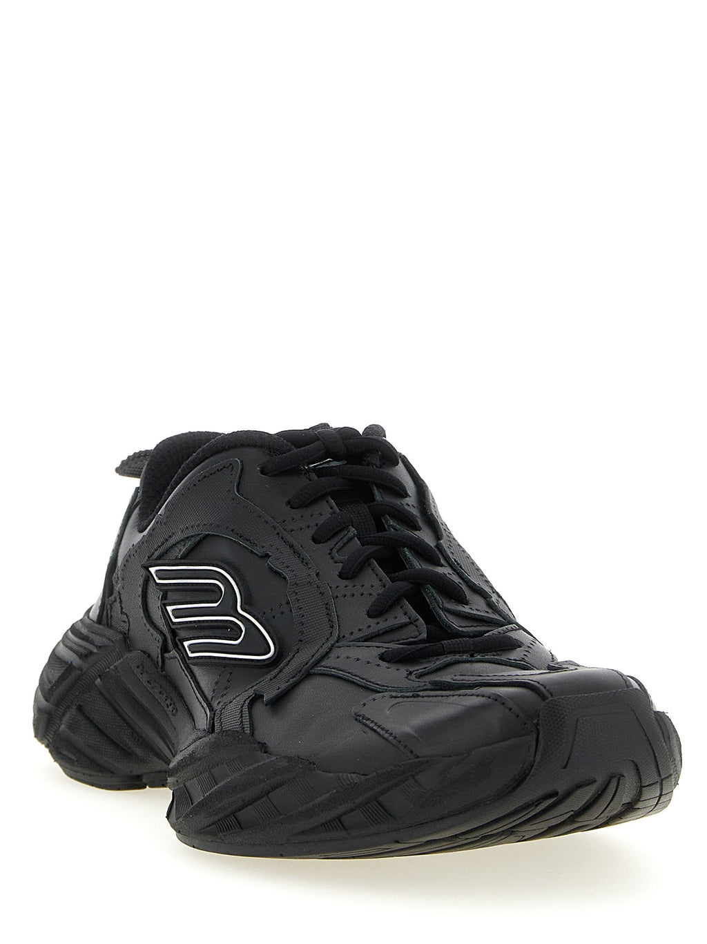 Balenciaga Black Calfskin Athletic Sneakers Balenciaga