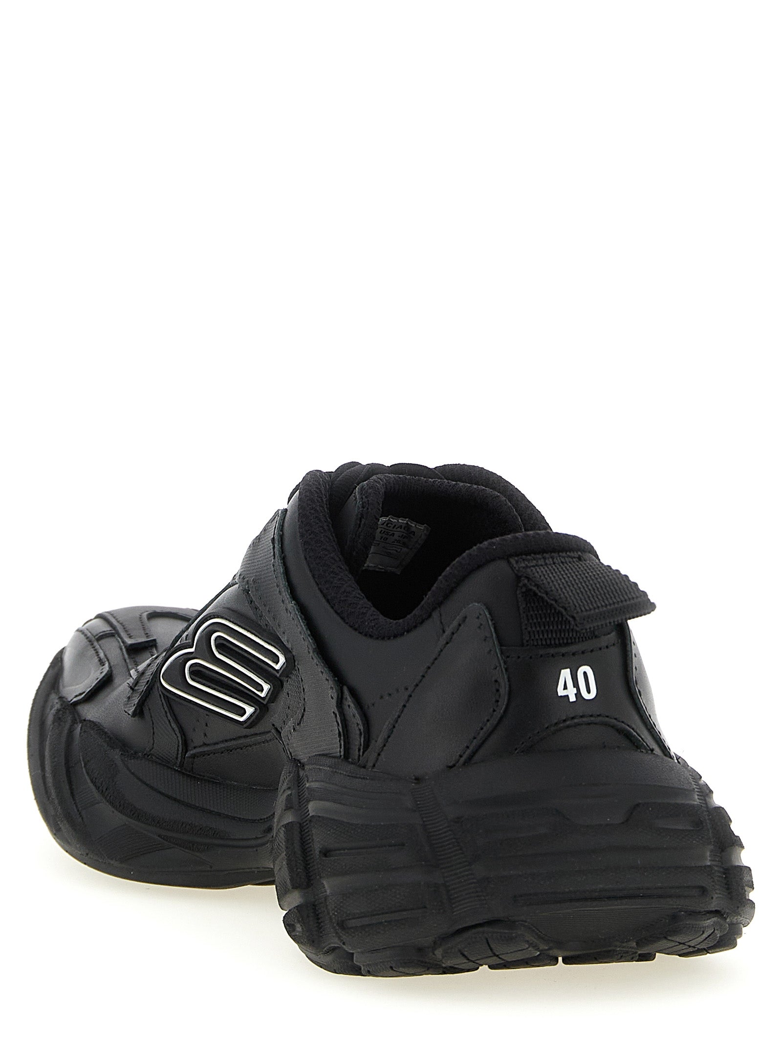 Balenciaga Black Calfskin Athletic Sneakers Balenciaga