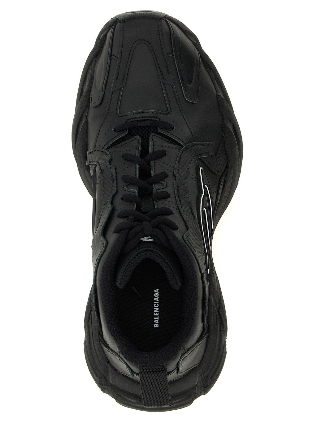 Balenciaga Black Calfskin Athletic Sneakers Balenciaga
