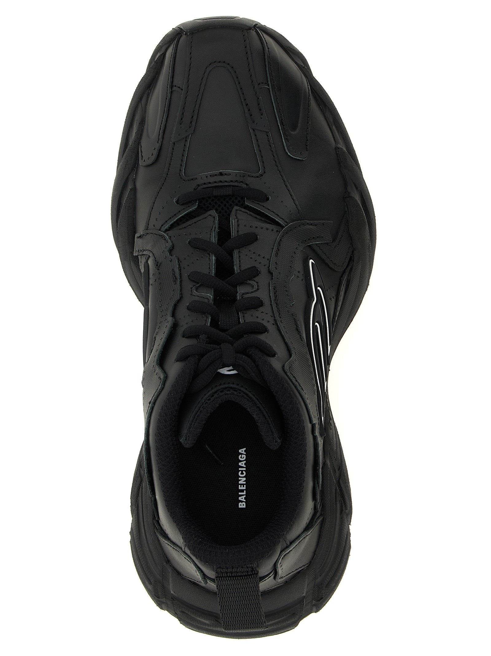 Balenciaga Black Calfskin Athletic Sneakers Balenciaga