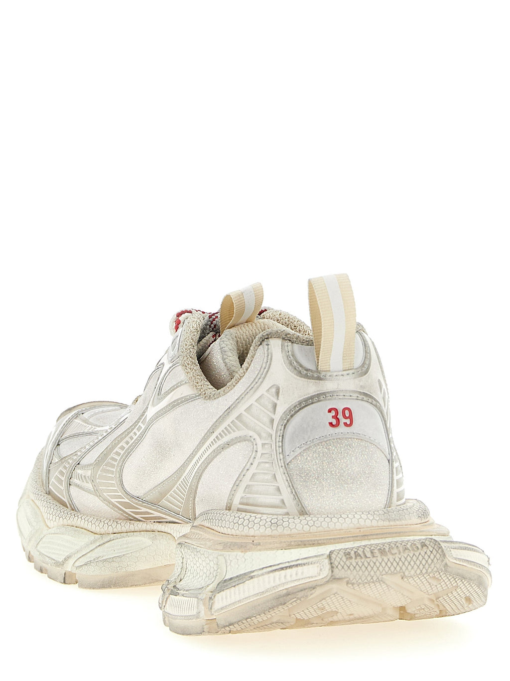 Balenciaga Silver Polyethylene Athletic Sneakers Balenciaga