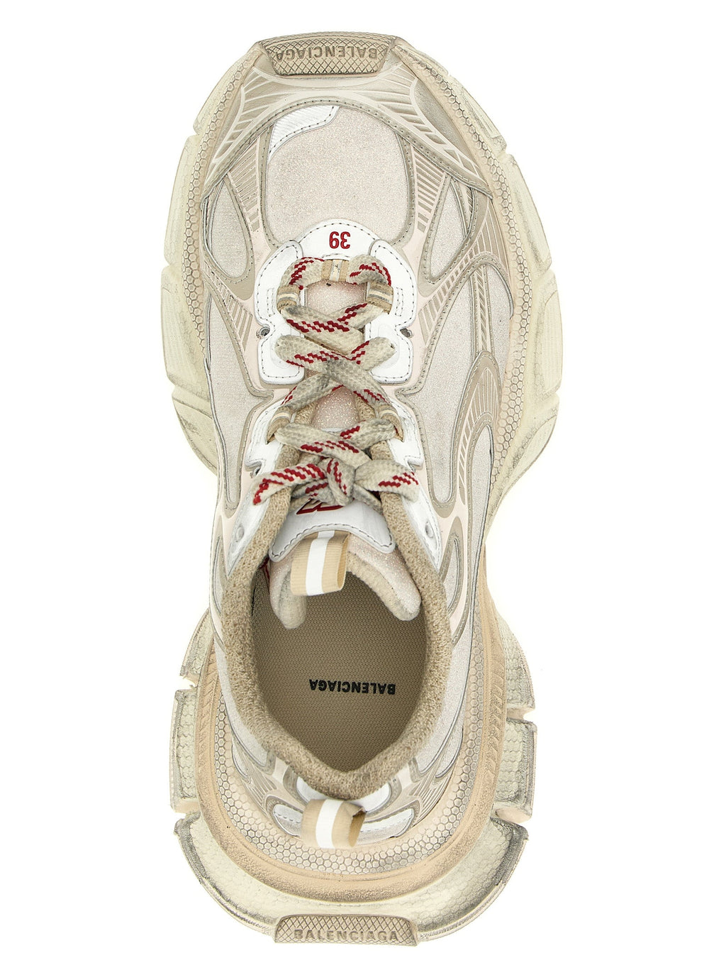 Balenciaga Silver Polyethylene Athletic Sneakers Balenciaga