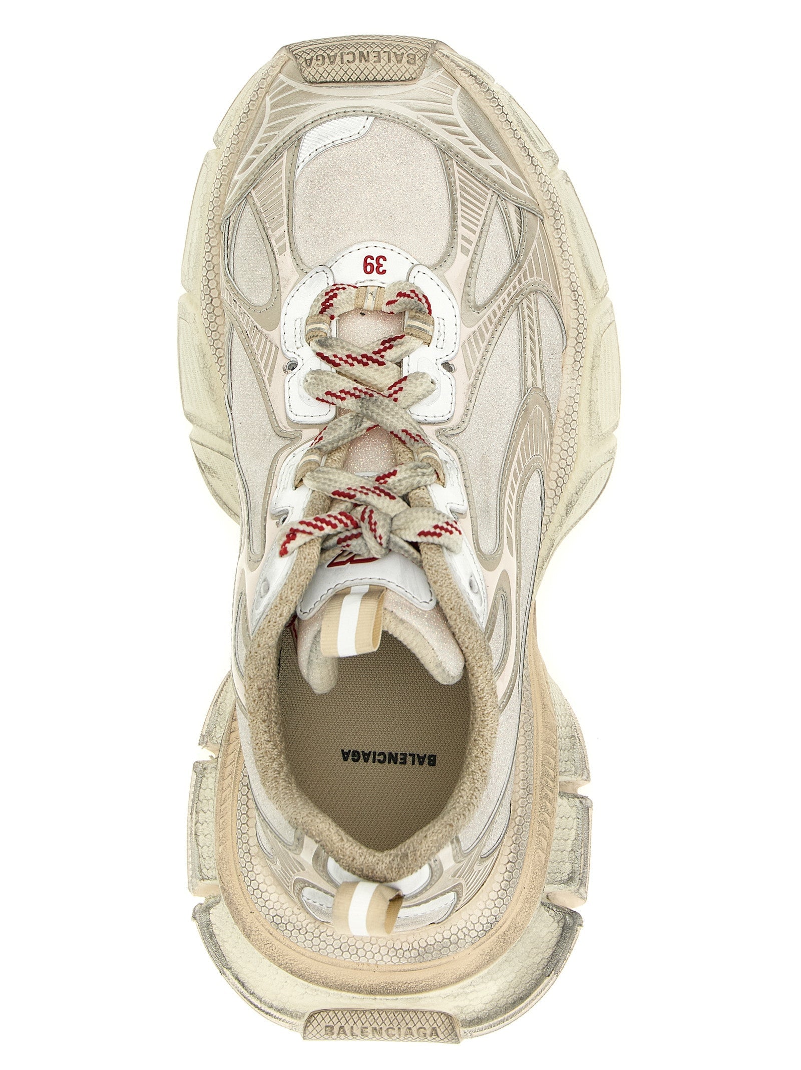 Balenciaga Silver Polyethylene Athletic Sneakers Balenciaga
