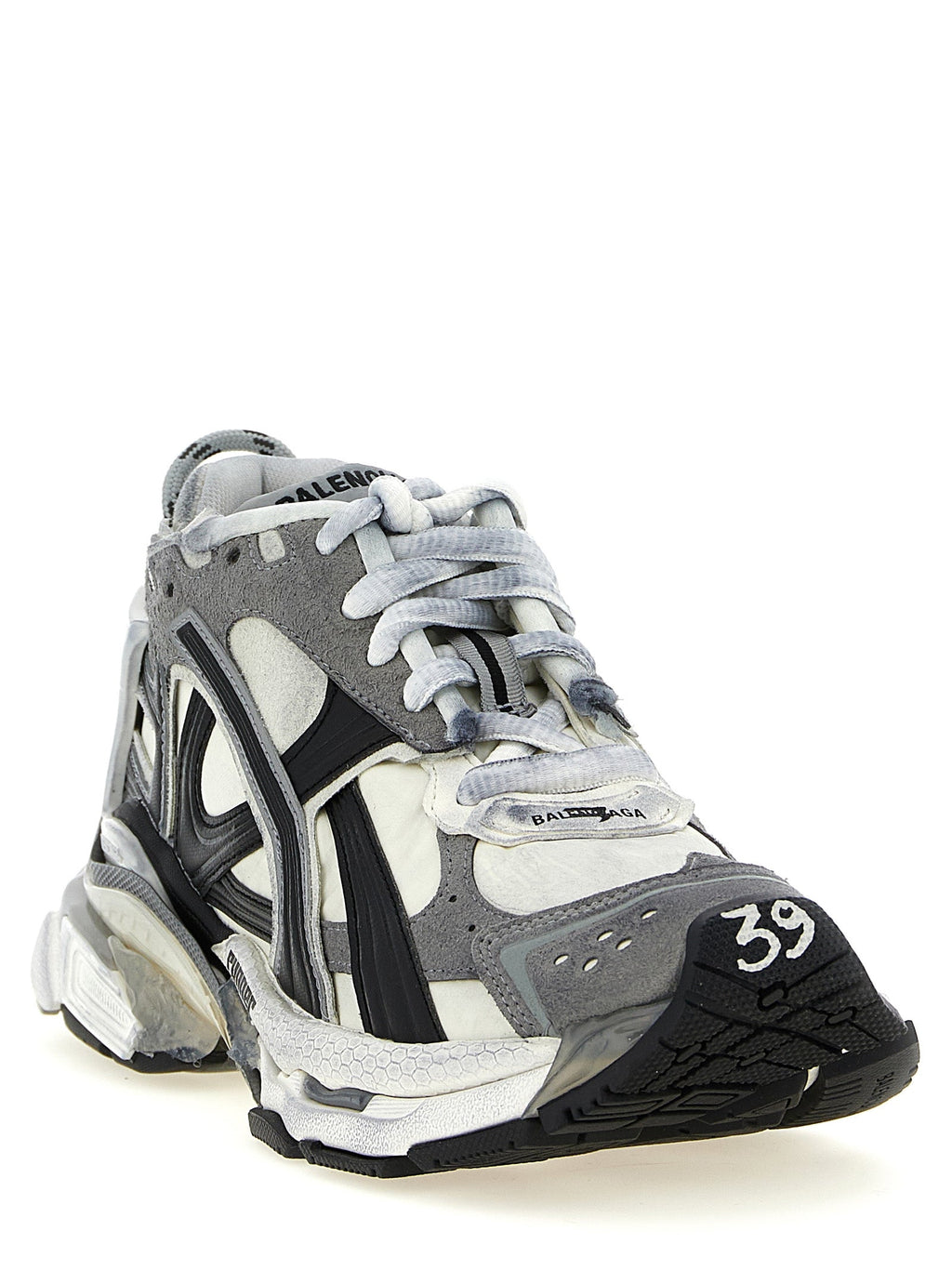 Balenciaga Gray Polyethylene Athletic Sneakers Balenciaga