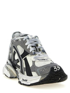 Balenciaga Gray Polyethylene Athletic Sneakers Balenciaga