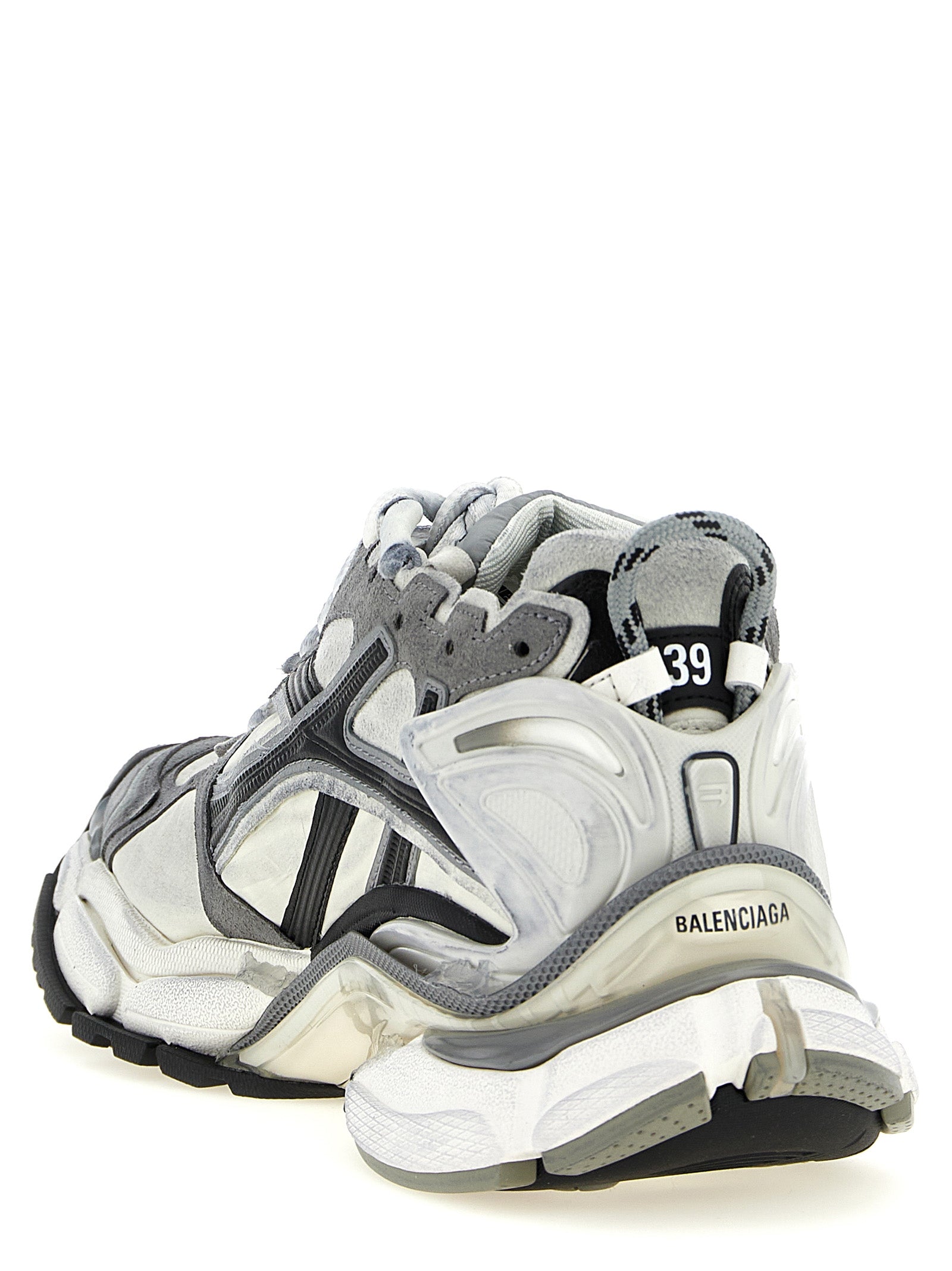 Balenciaga Gray Polyethylene Athletic Sneakers Balenciaga
