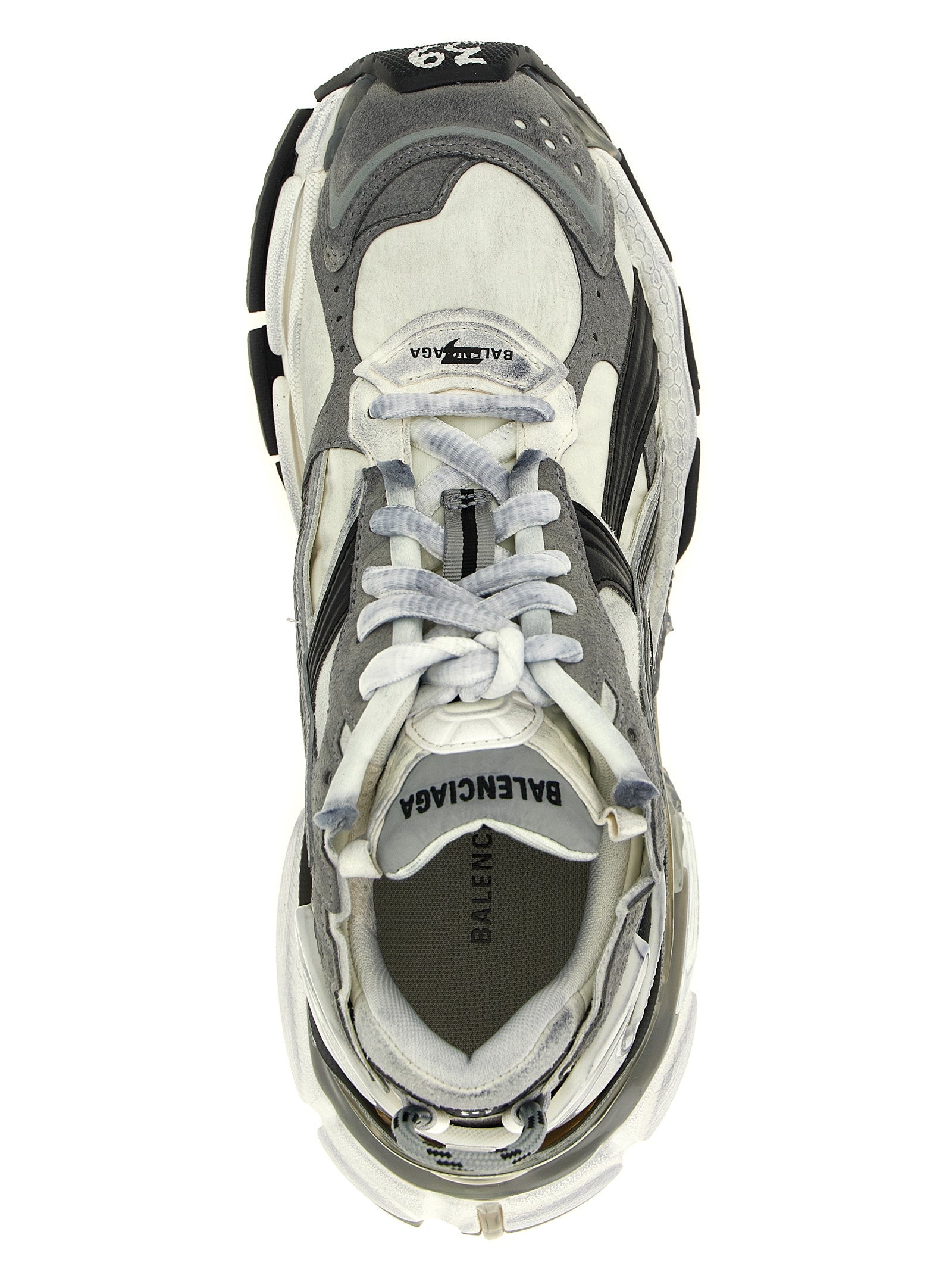 Balenciaga Gray Polyethylene Athletic Sneakers Balenciaga