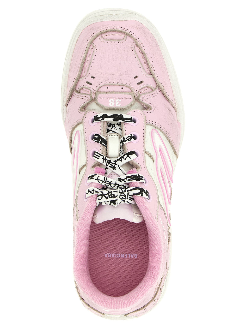 Balenciaga Multicolor Calfskin Athletic Sneakers Balenciaga