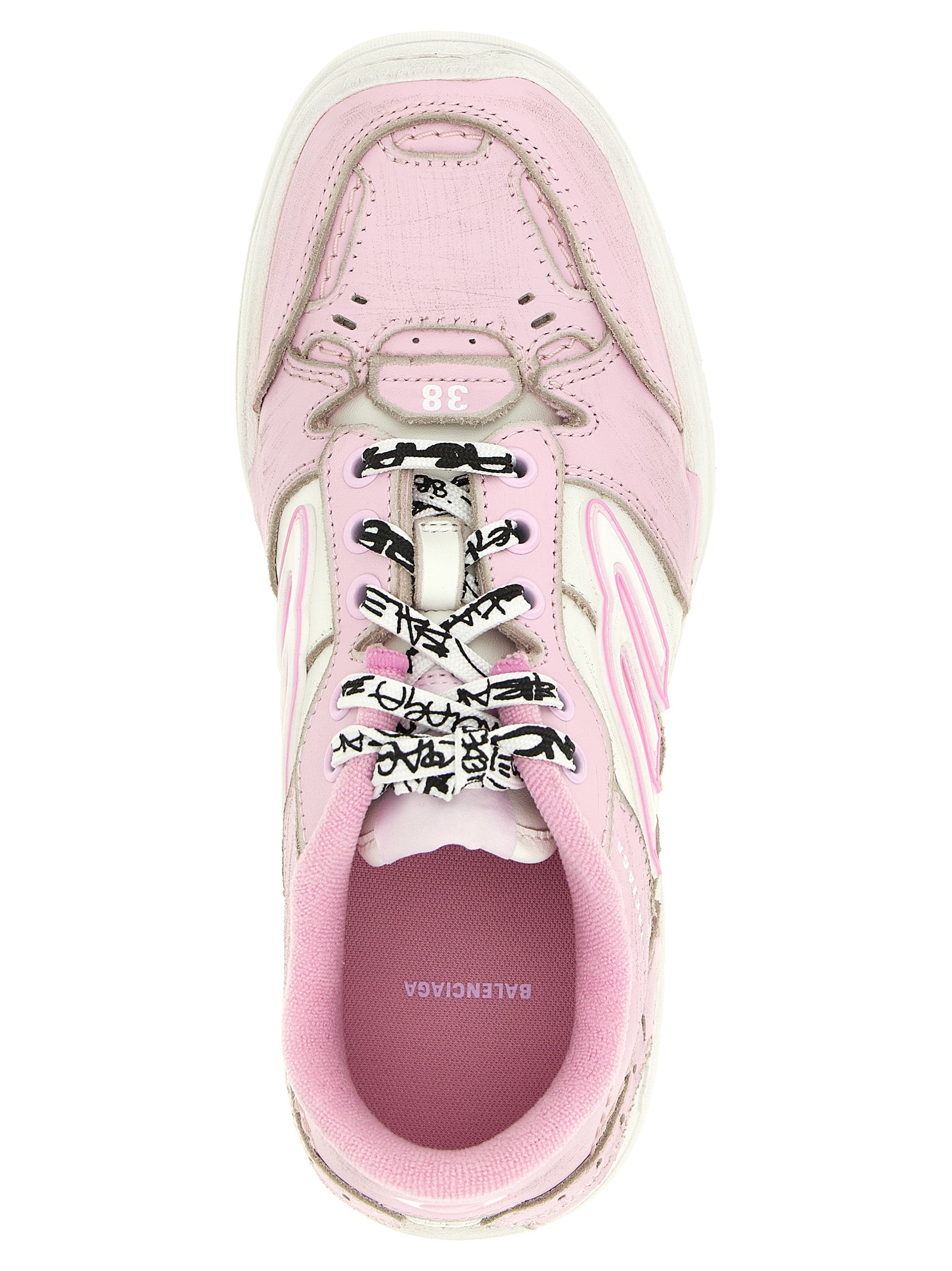Balenciaga Multicolor Calfskin Athletic Sneakers Balenciaga