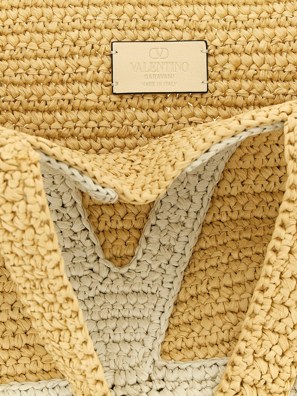 Valentino Garavani White Viscose Tote Bag Valentino Garavani