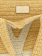 Valentino Garavani White Viscose Tote Bag Valentino Garavani