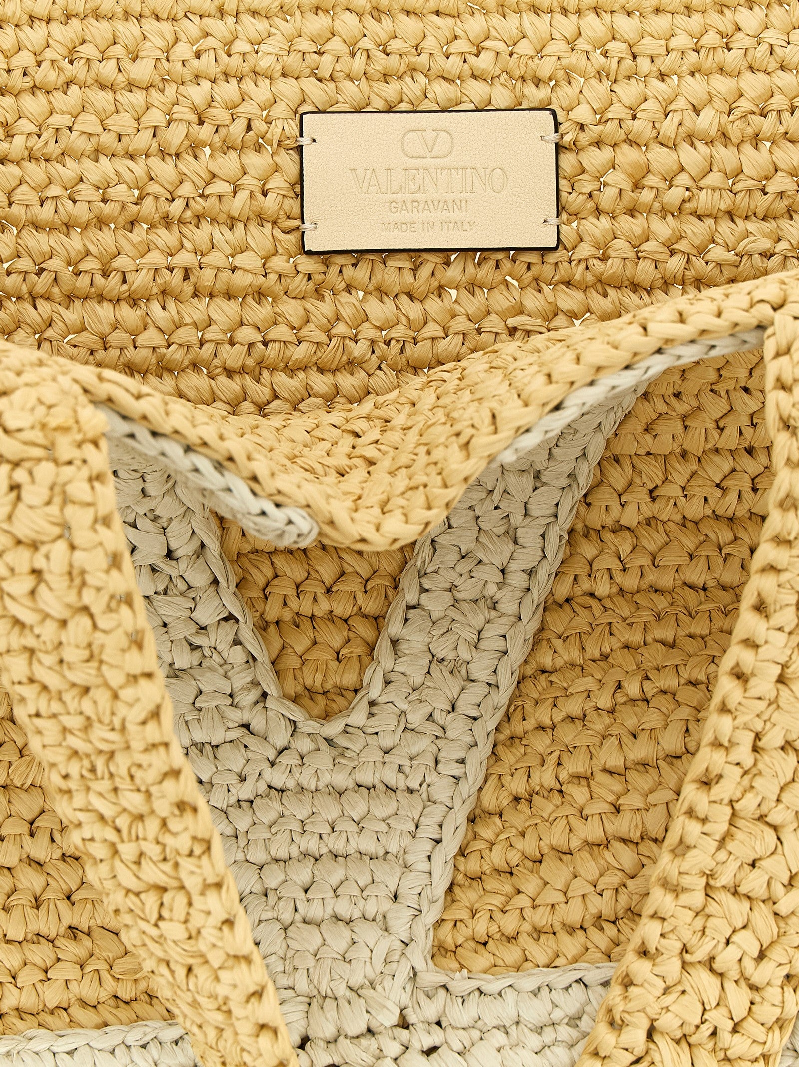 Valentino Garavani White Viscose Tote Bag Valentino Garavani