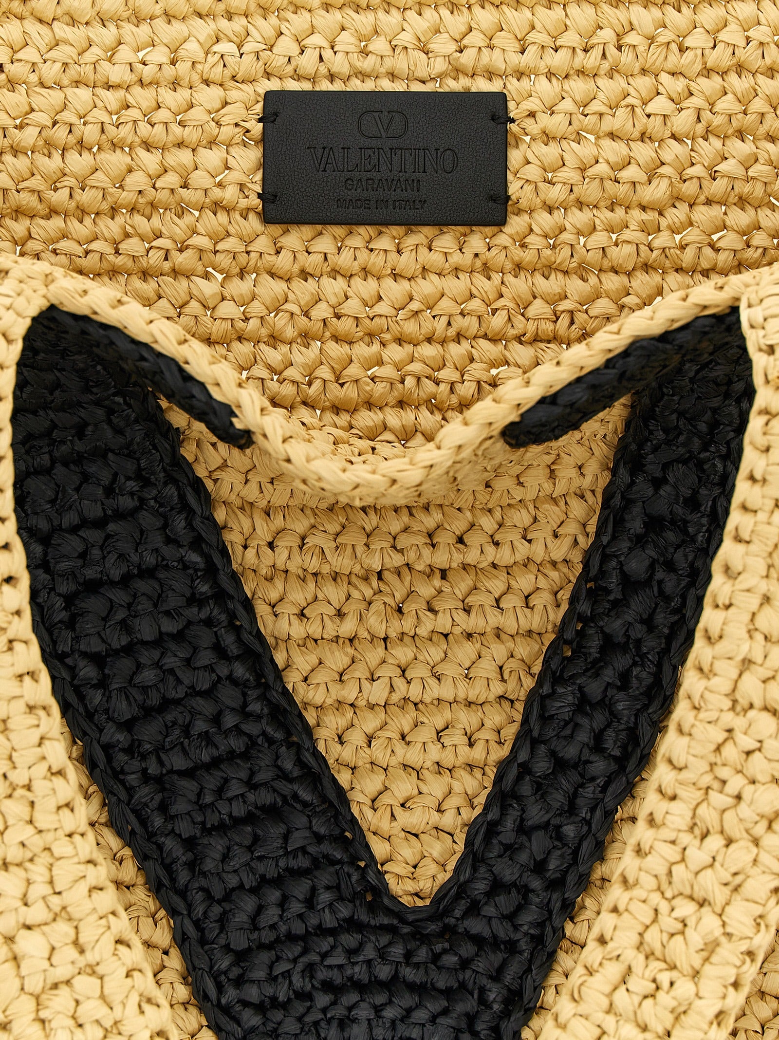 Valentino Garavani Black Viscose Tote Bag Valentino Garavani