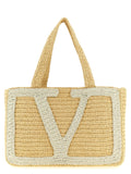 Valentino Garavani White Viscose Tote Bag Valentino Garavani
