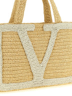 Valentino Garavani White Viscose Tote Bag Valentino Garavani