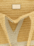 Valentino Garavani White Viscose Tote Bag Valentino Garavani