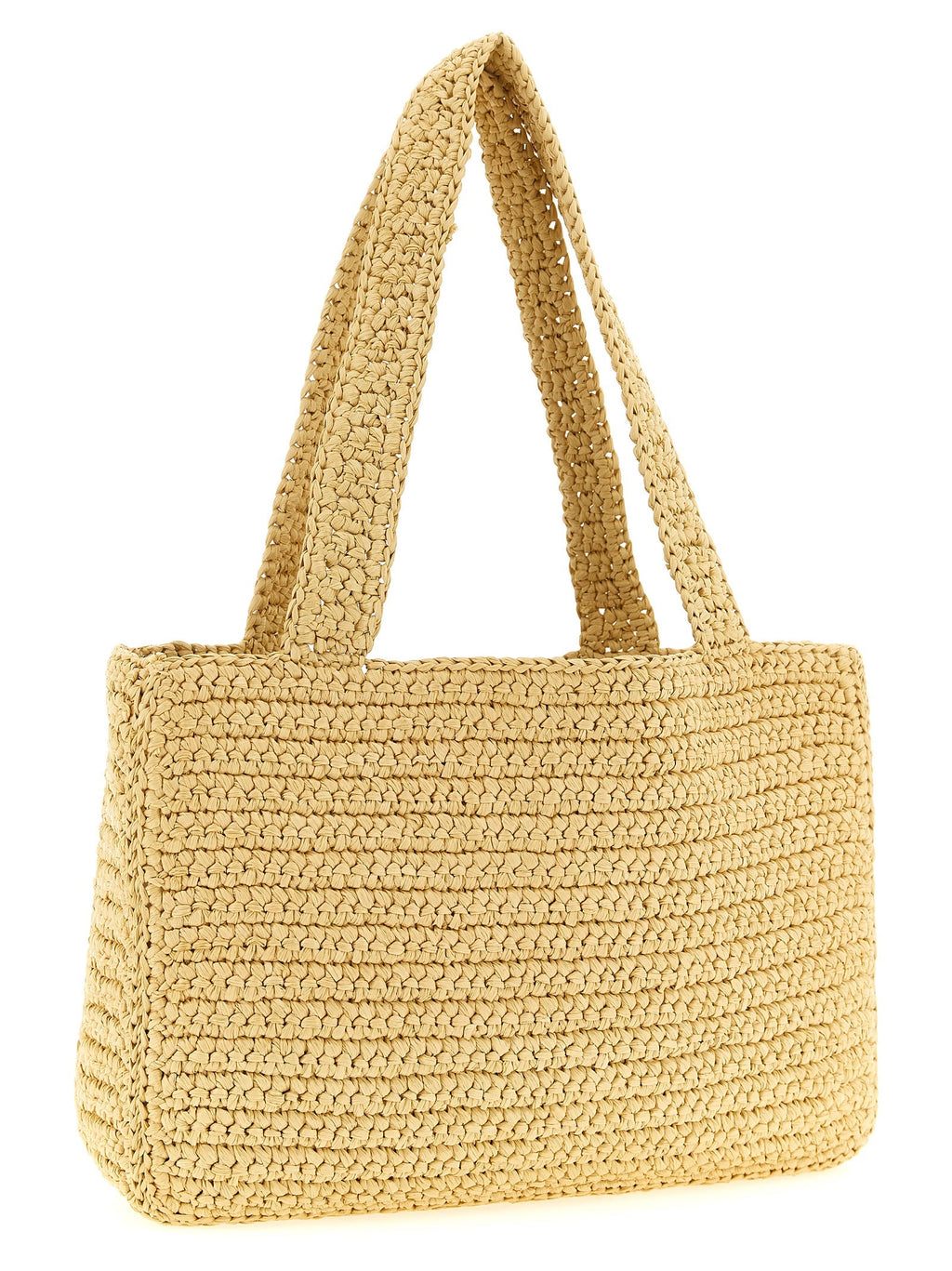 Valentino Garavani Beige Viscose Tote Bag Valentino Garavani