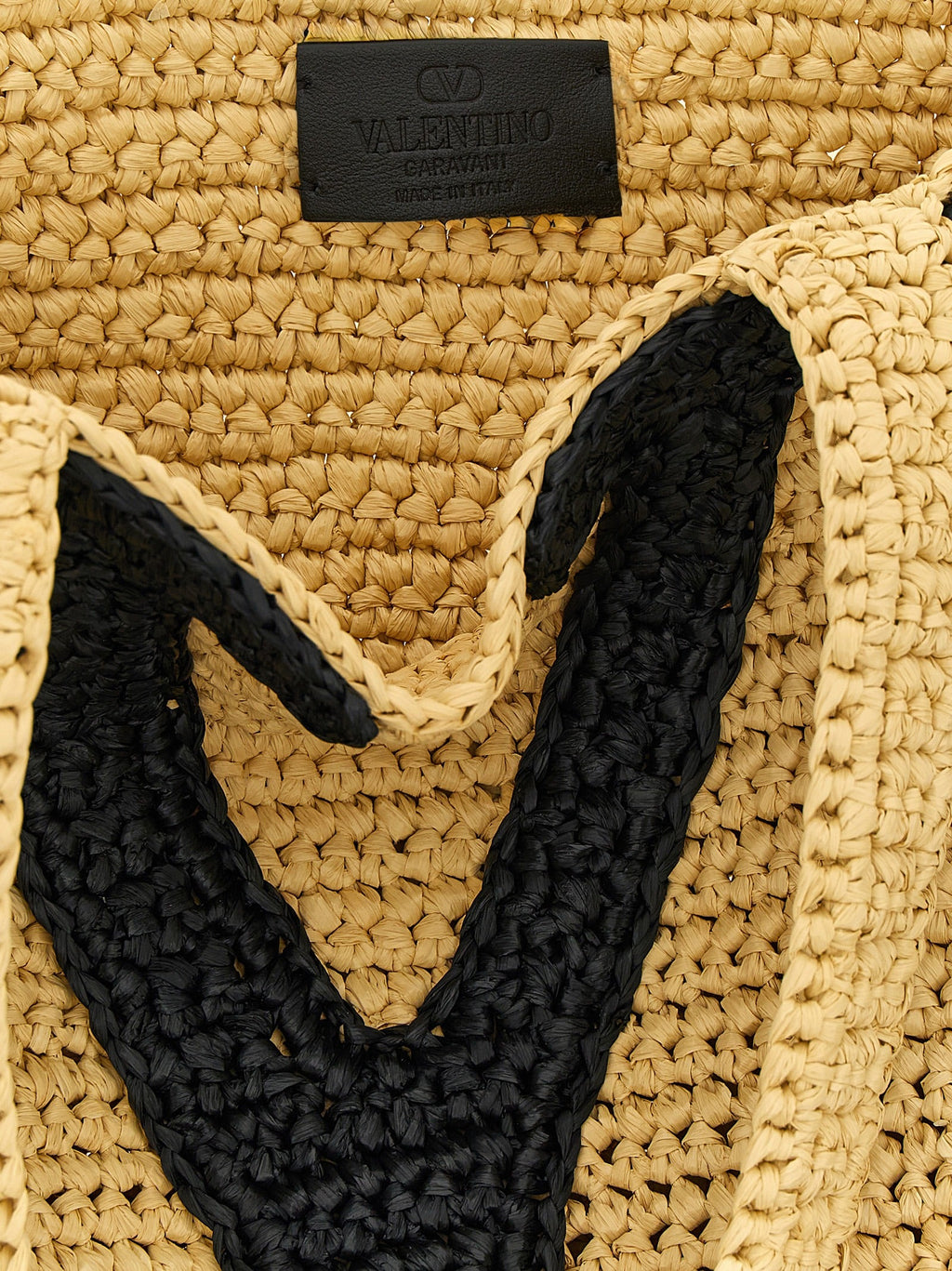 Valentino Garavani Beige Viscose Tote Bag Valentino Garavani