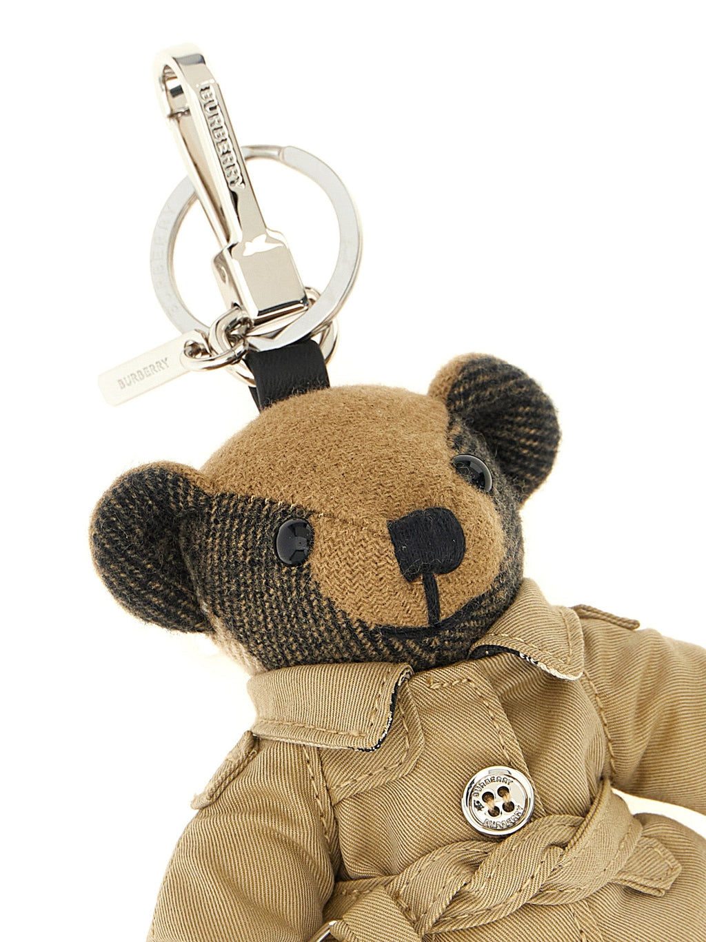 Burberry Multicolor Cashmere Keychain Burberry