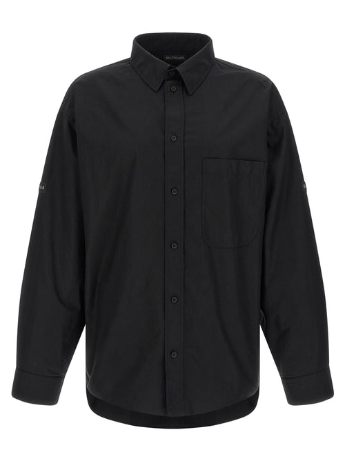Balenciaga Black Cotton Blouse Balenciaga