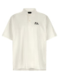 Balenciaga White Cotton Polo Shirt Balenciaga