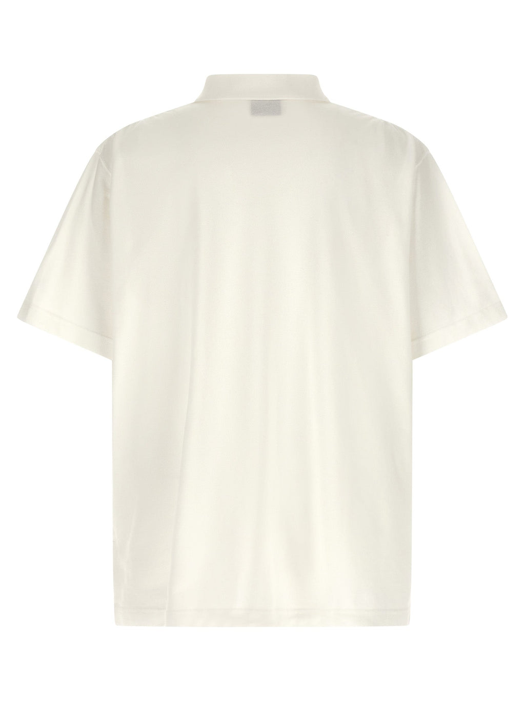 Balenciaga White Cotton Polo Shirt Balenciaga