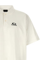 Balenciaga White Cotton Polo Shirt Balenciaga