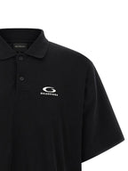 Balenciaga Black Cotton Polo Shirt Balenciaga