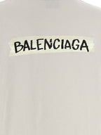 Balenciaga Gray Cotton T-Shirt Balenciaga