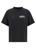 Balenciaga Black Cotton T-Shirt Balenciaga